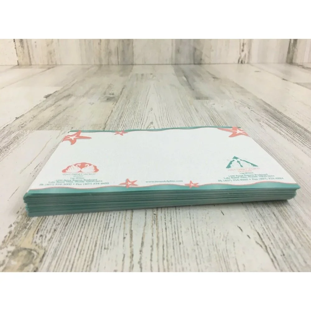 Vtg Walt Disney World Swan Dolphin Hotel Note Papers Stationery